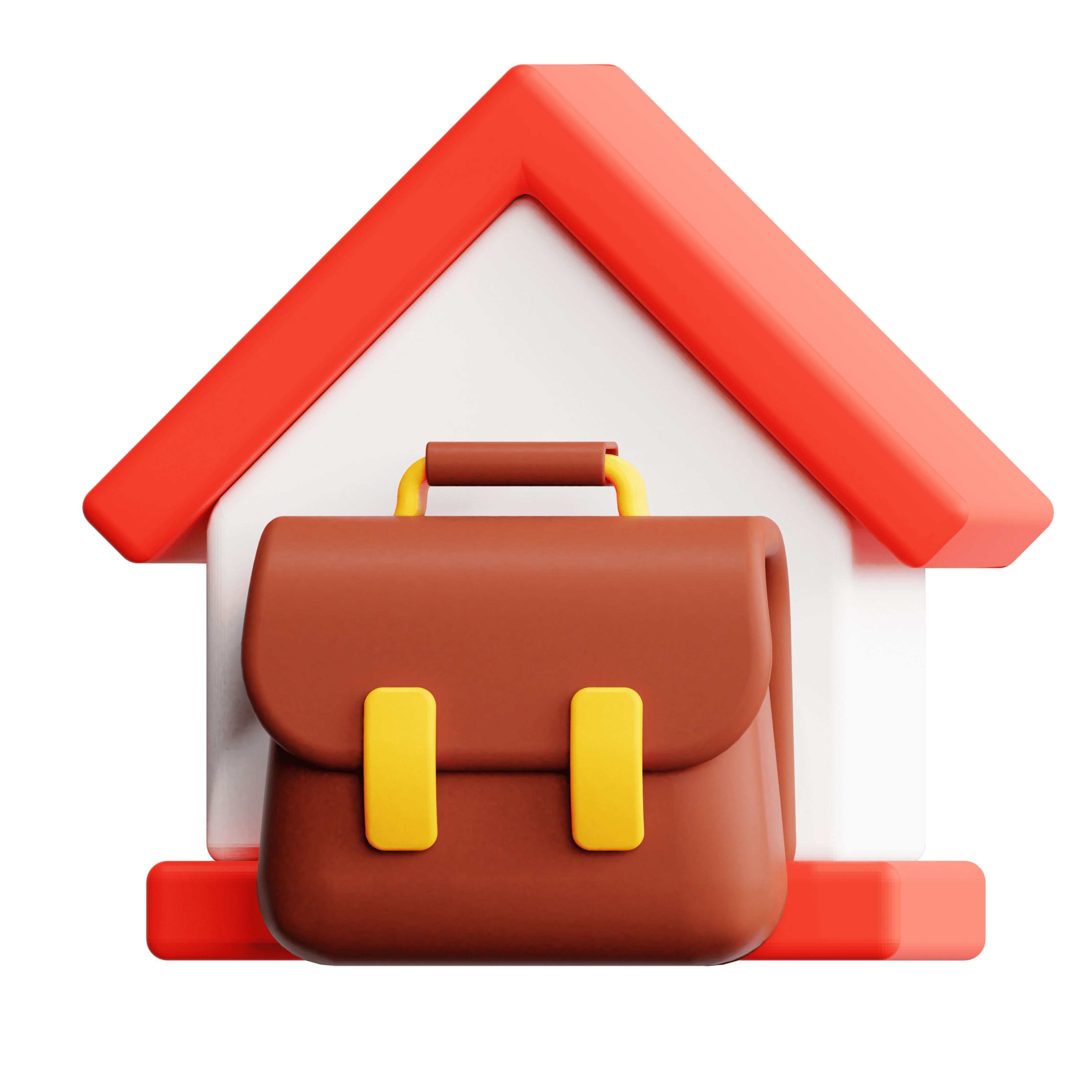 Haus und Koffer Icon